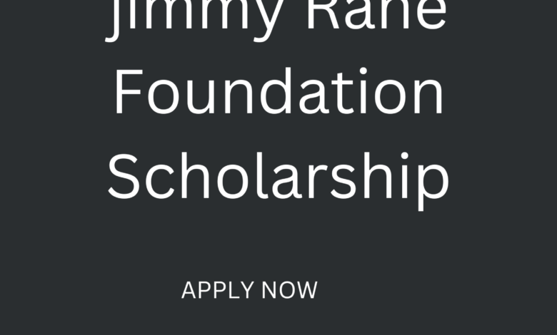 jimmy rane foundation scholarship