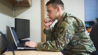 image for online colleges for military